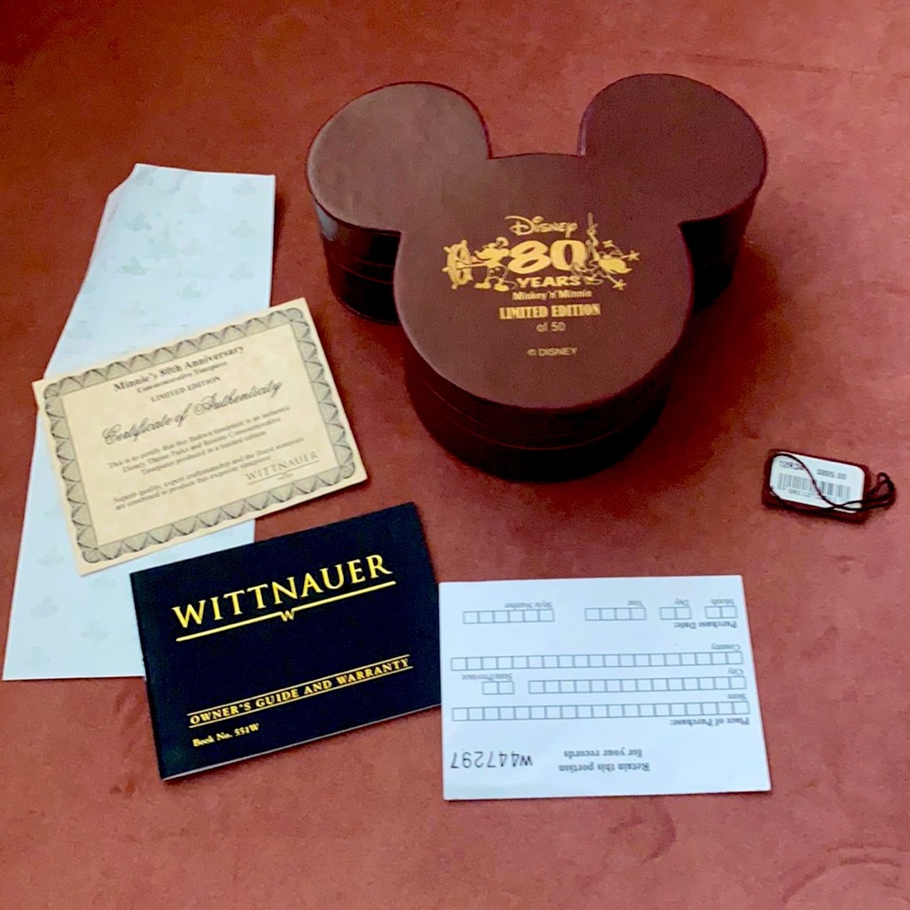 Wittnauer Swiss Disney’s 80 years Mickey and Minnie limited edition watch